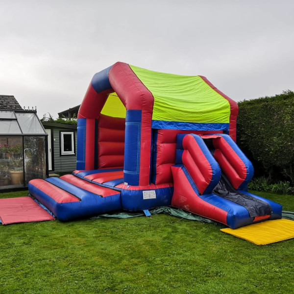 Large slide bouncy castle