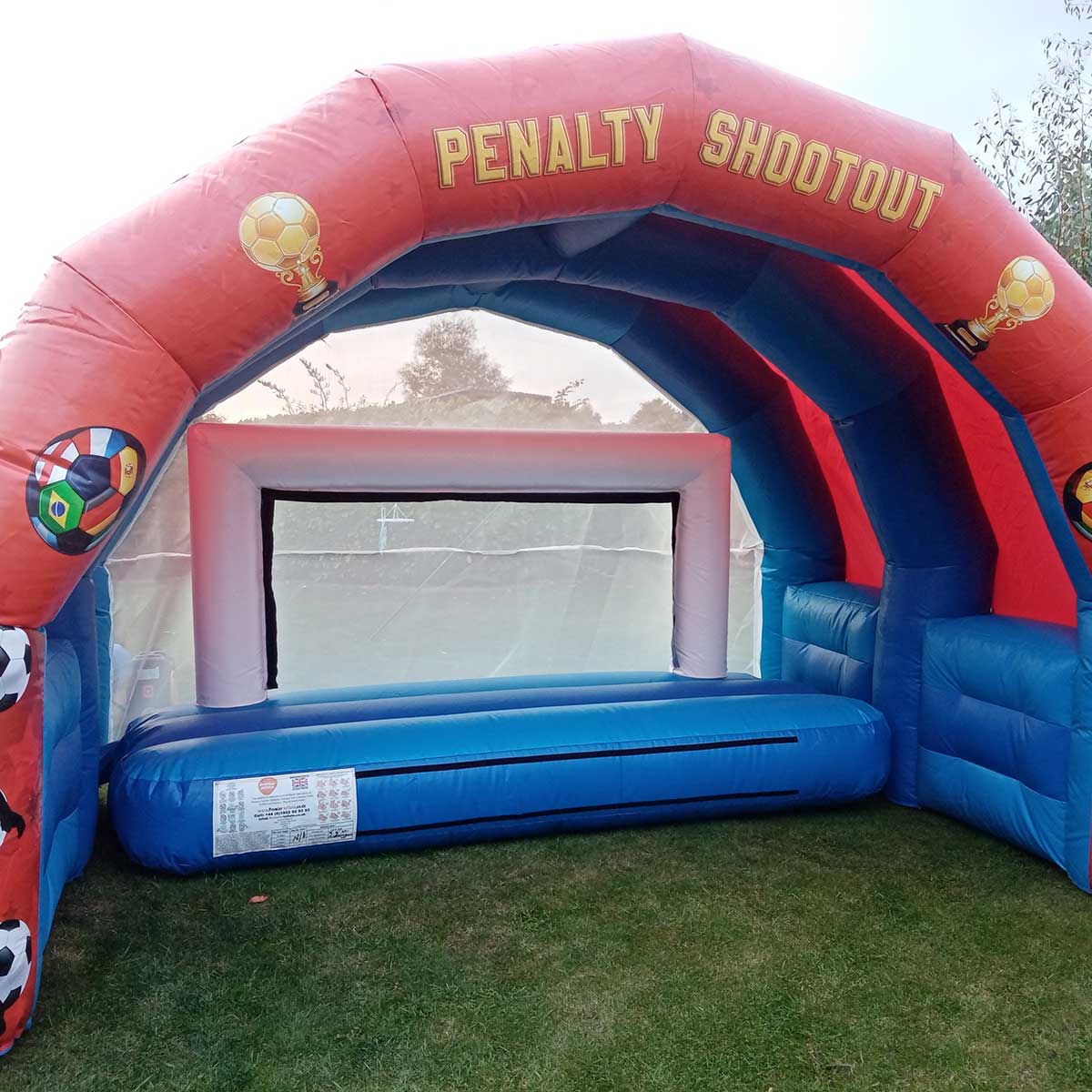 Goal! Penalty shootout football bouncy castle Driffield